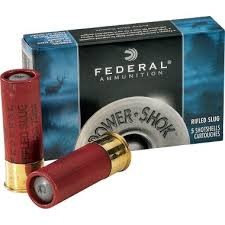 UTSOLGT. POWER SHOK RIFLED SLUG 12-70