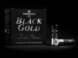  Utsolgt. 250 stk Gamebore Black Gold Dark Storm 12-70 32GR. Fibre QS 