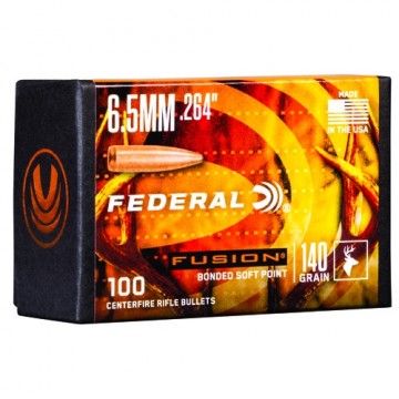 Utsolgt. FUSION KULE 6,5 MM 140GRS (100PK.)
