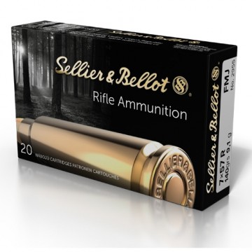 Utsolgt.  S&B 7X57R 140 GR FMJ (20 PK.)